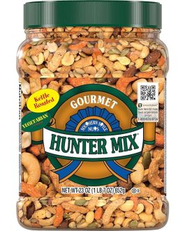 Southern Style Nuts Gourmet Hunter Mix, 23 Ounces, Sesame Sticks, Peanuts, Sunflower Kernels, Almonds, Cashews, and Pepitas